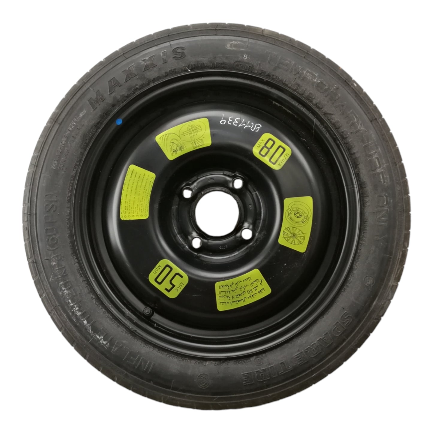 Cerchio Ruota Di Scorta CITROEN C3 2 Serie Raggio 15 ET14 4 Fori 125/80