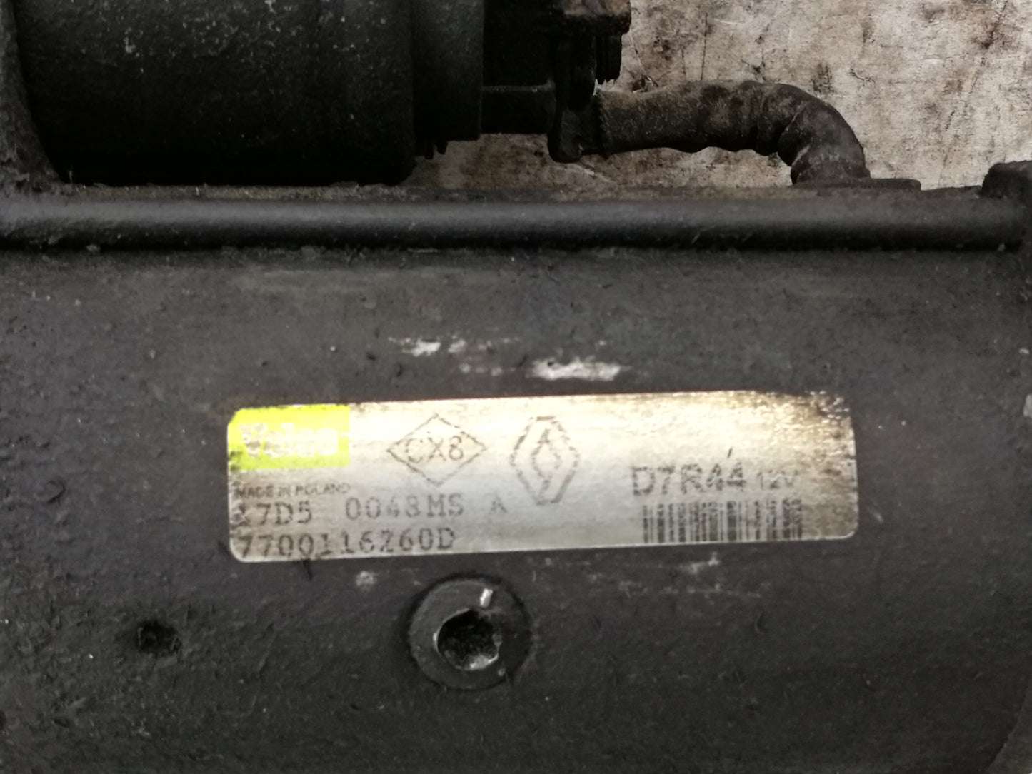 Motorino Avviamento RENAULT TRAFIC 3 Serie/SCENIC 2 Serie 1.9 Diesel