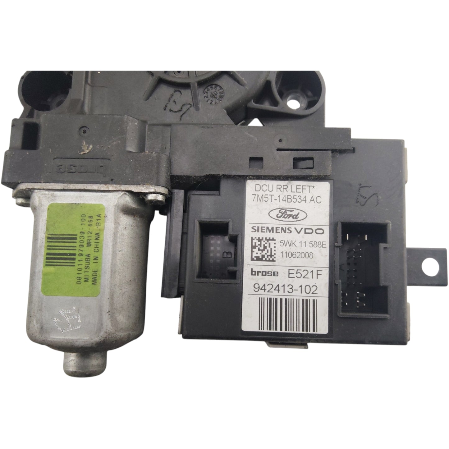 Motorino Alzacristallo Porta Posteriore Sinistro FORD KUGA 1 Serie