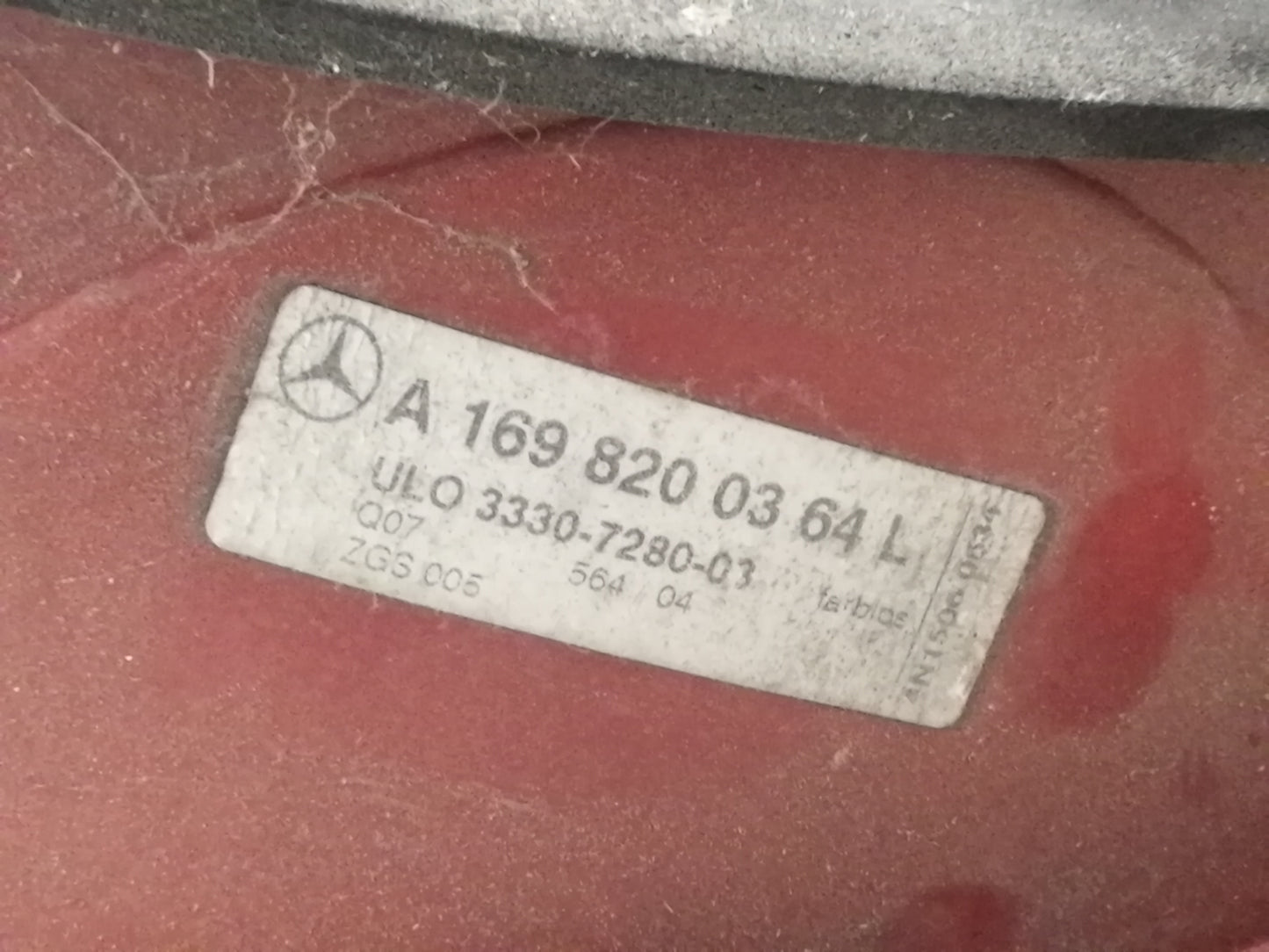 Fanale Stop Posteriore Sinistro MERCEDES CLASSE A W169