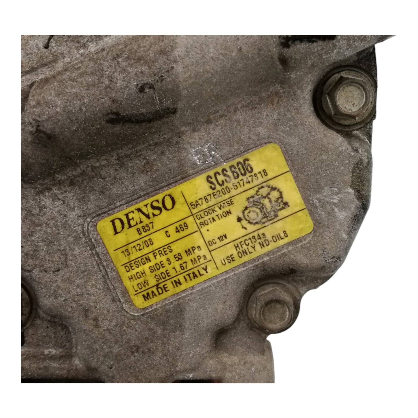 Compressore Aria Condizionata Ac FIAT PANDA 2 Serie/BRAVO 2 Serie Benzina