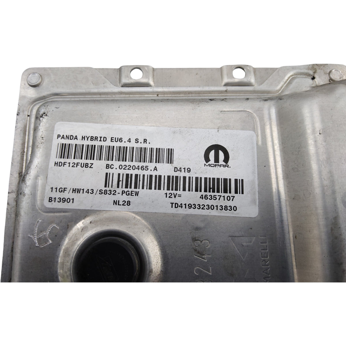 Centralina Iniezione FIAT PANDA 3 Serie 312 1.0 Hybrid Motore 46341162