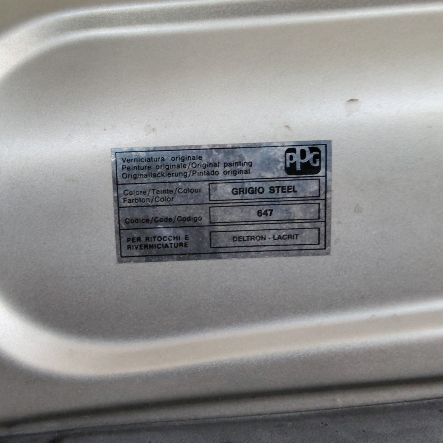 Portello Portellone Posteriore FIAT 600/SEICENTO Berlina