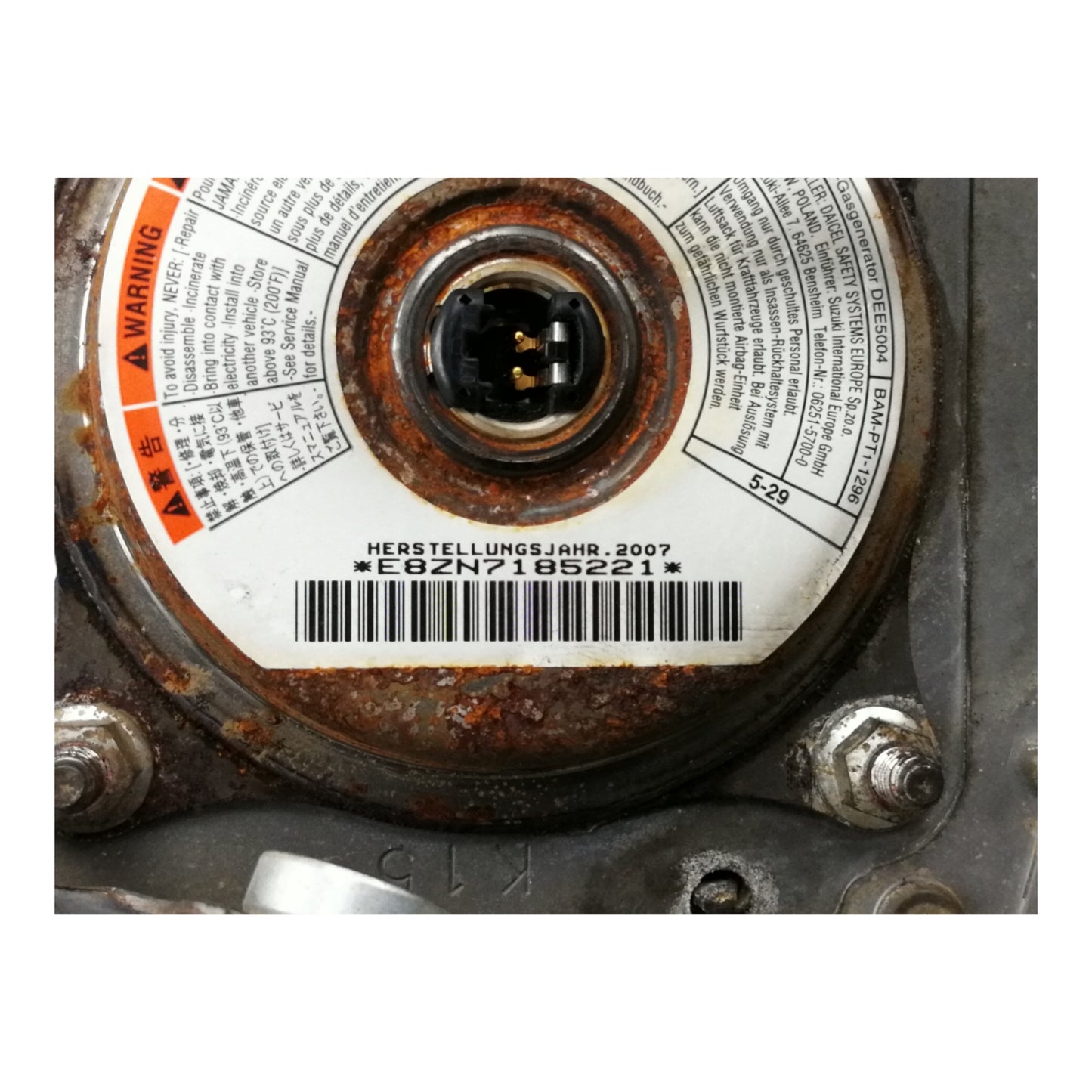 Airbag Lato Guida SUZUKI SWIFT 4 Serie Berlina