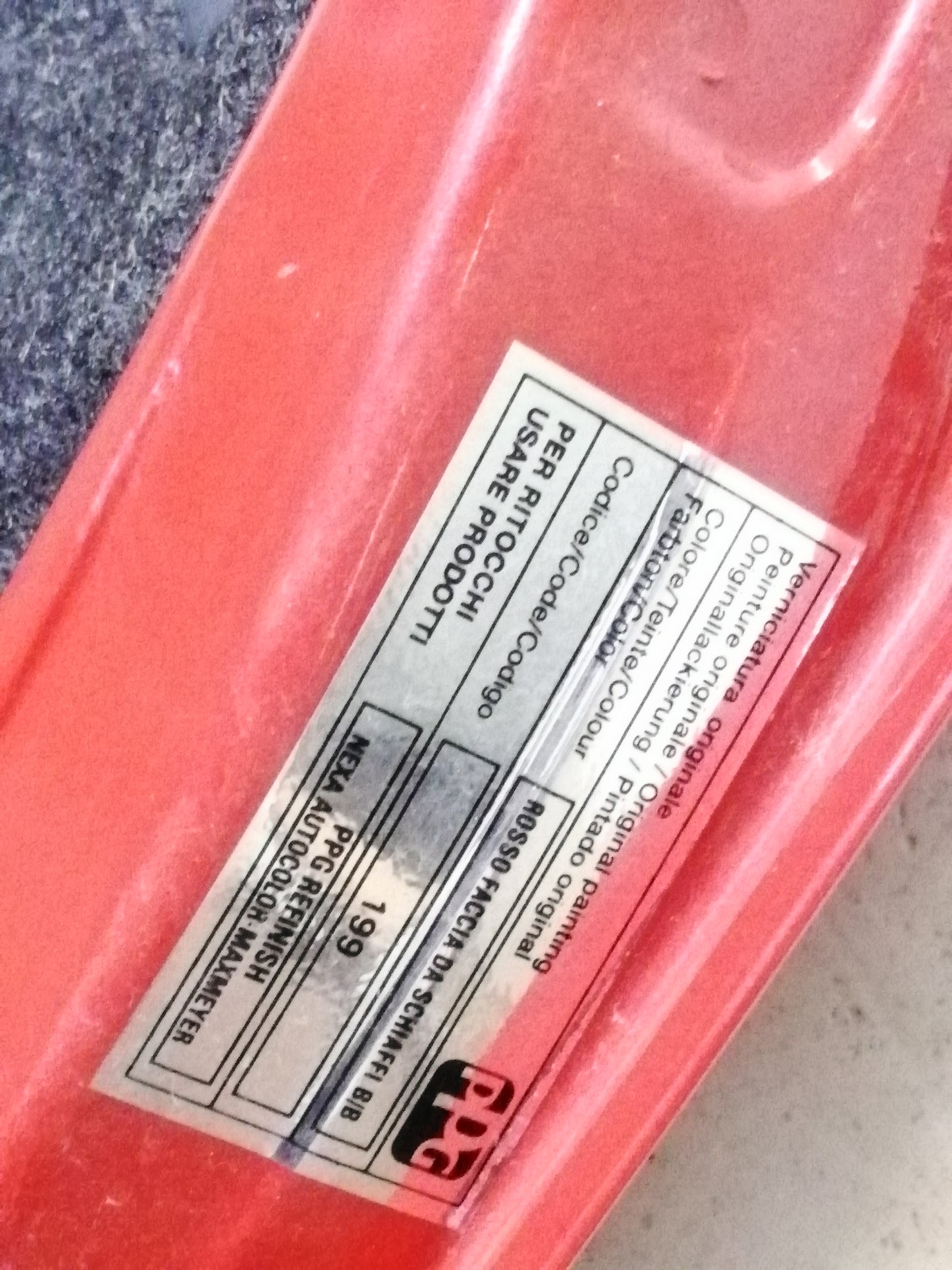 Portello Portellone Posteriore FIAT PANDA 2 / VAN BENZINA DIESEL