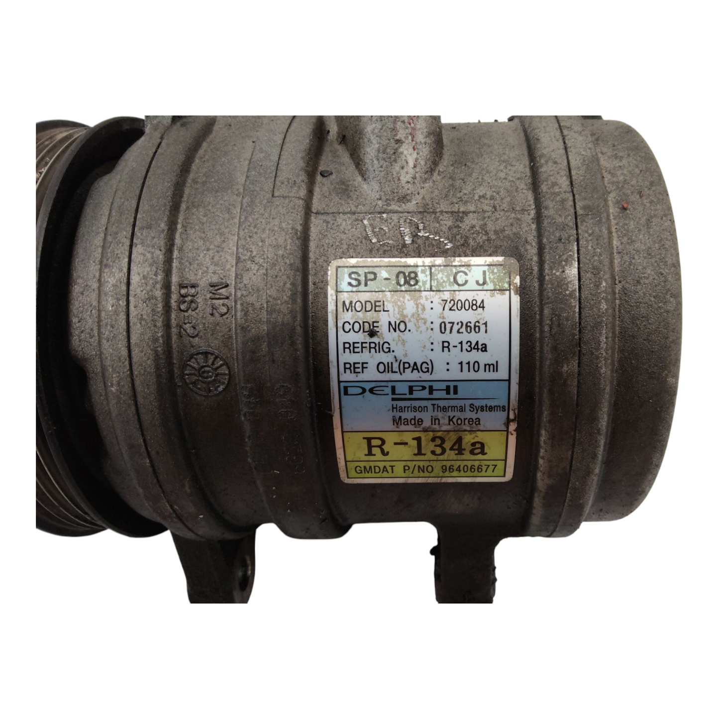 Compressore Aria Condizionata Ac CHEVROLET MATIZ 2 Serie 0.8 Motore A08S3