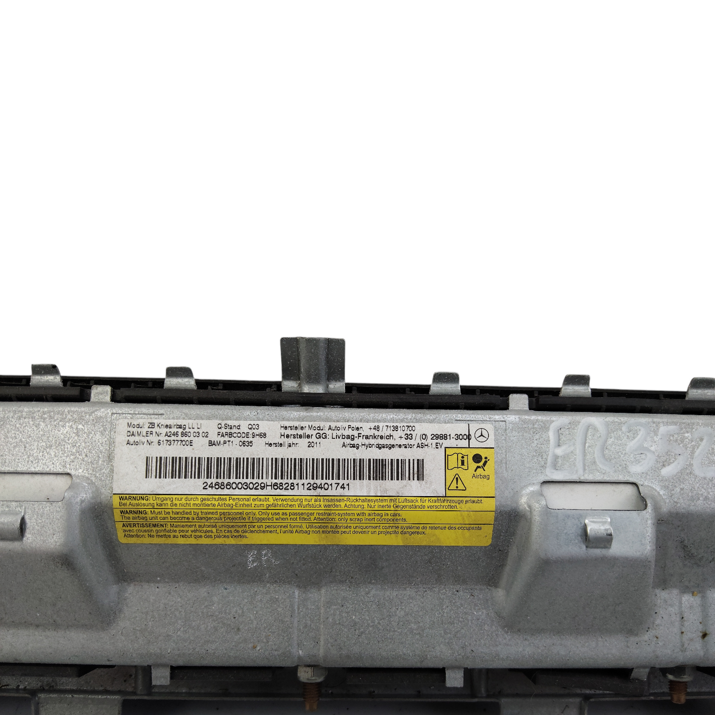 Airbag Ginocchia Guidatore Sinistro MERCEDES CLASSE B W246