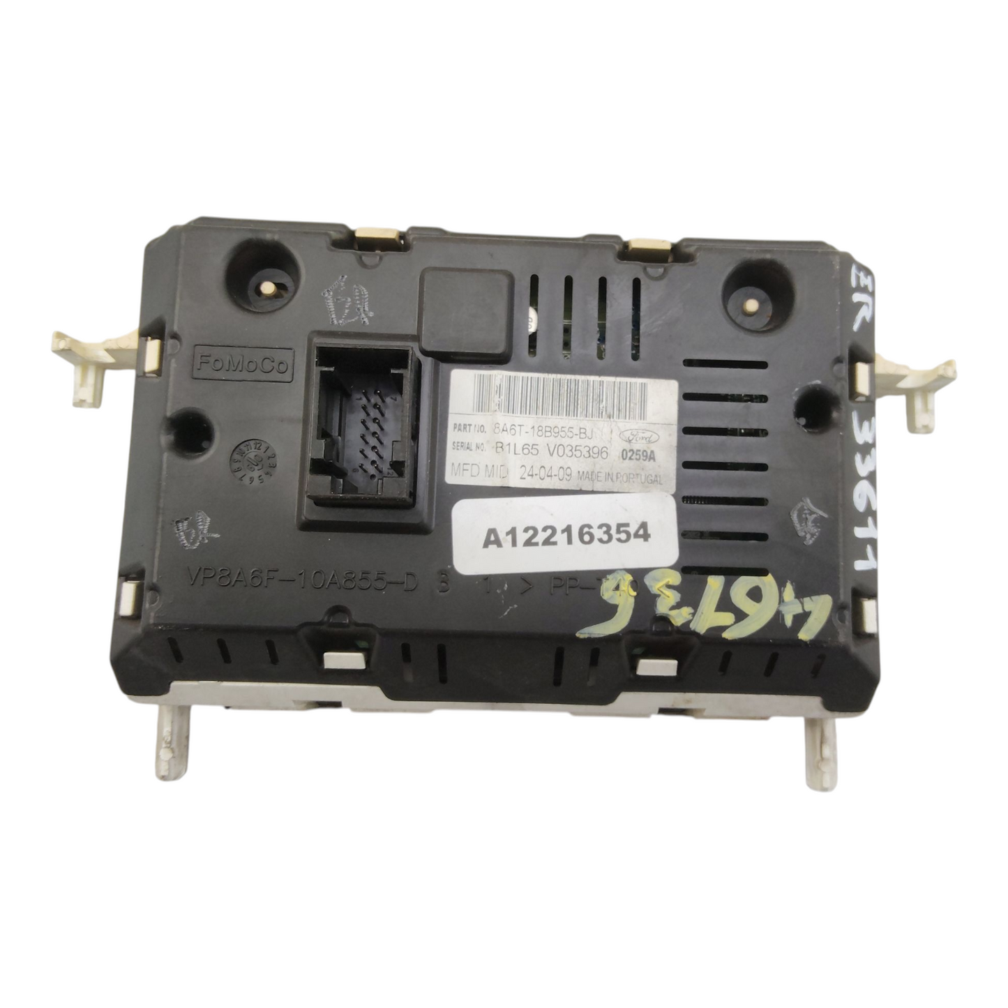 Display Check Control FORD FIESTA 6 Serie Berlina Benzina Diesel GPL