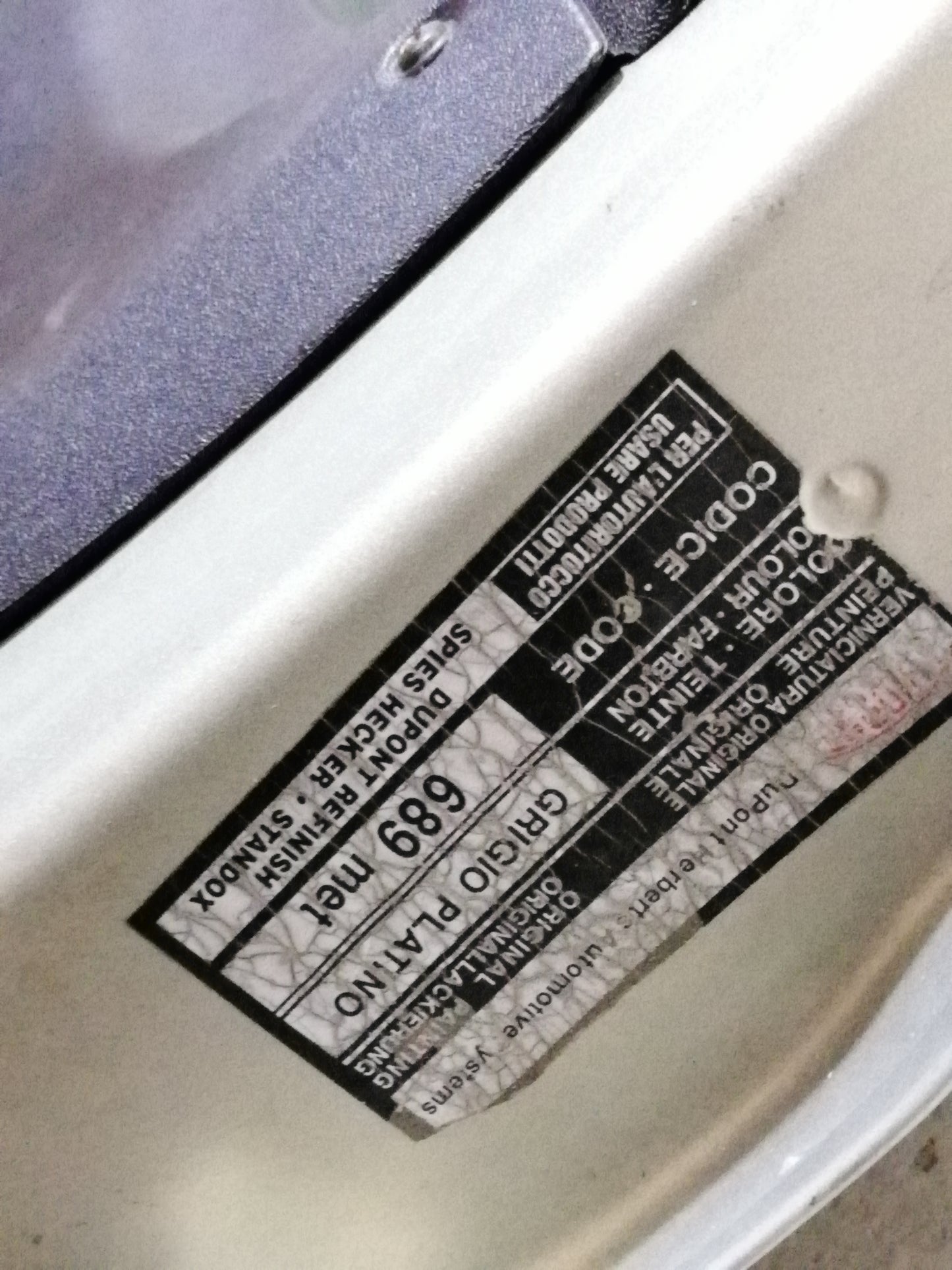 Portello Portellone Posteriore ALFA ROMEO 147 1 Serie