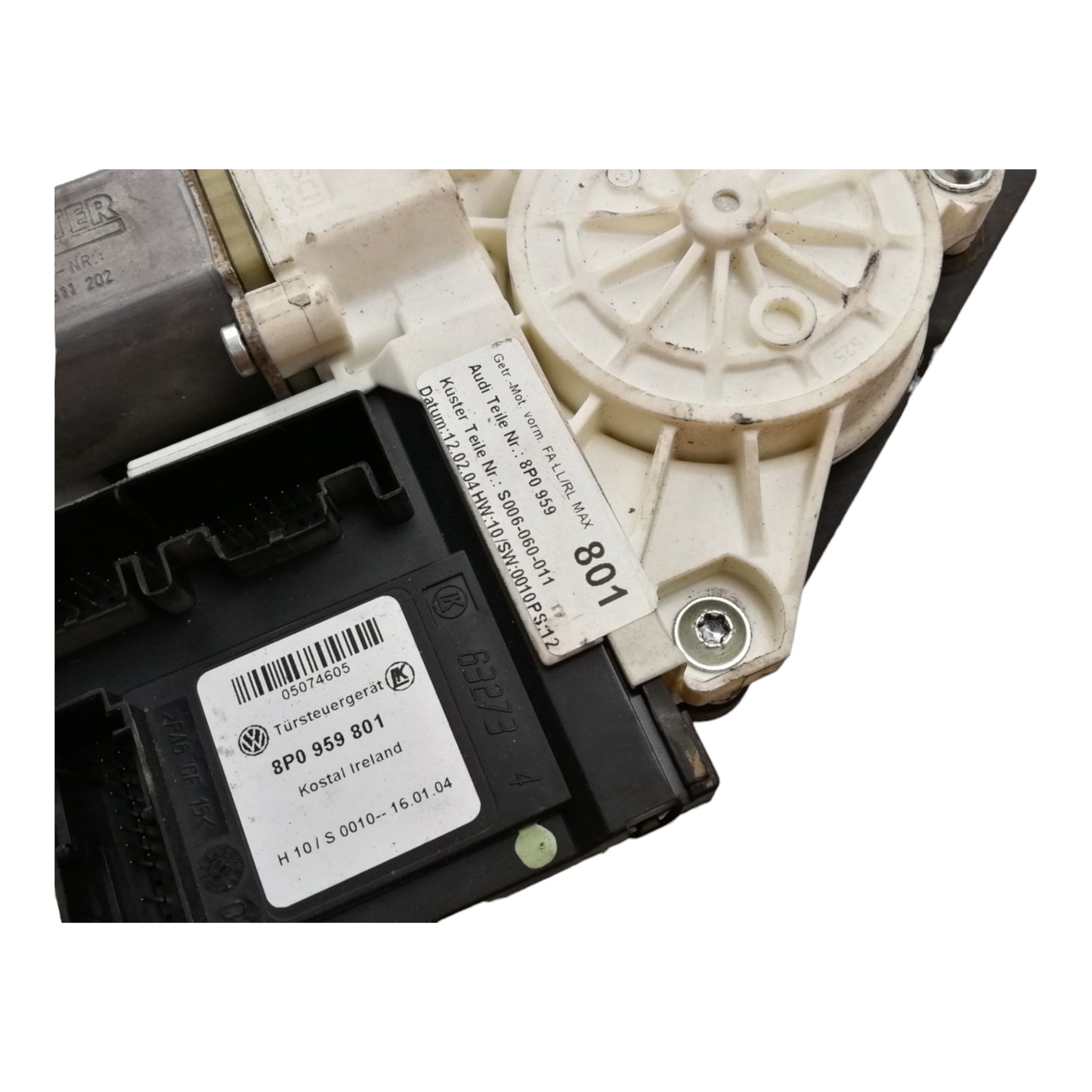 Alzacristallo Alzavetro Anteriore Sinistro AUDI A3 8P1 3 Porte