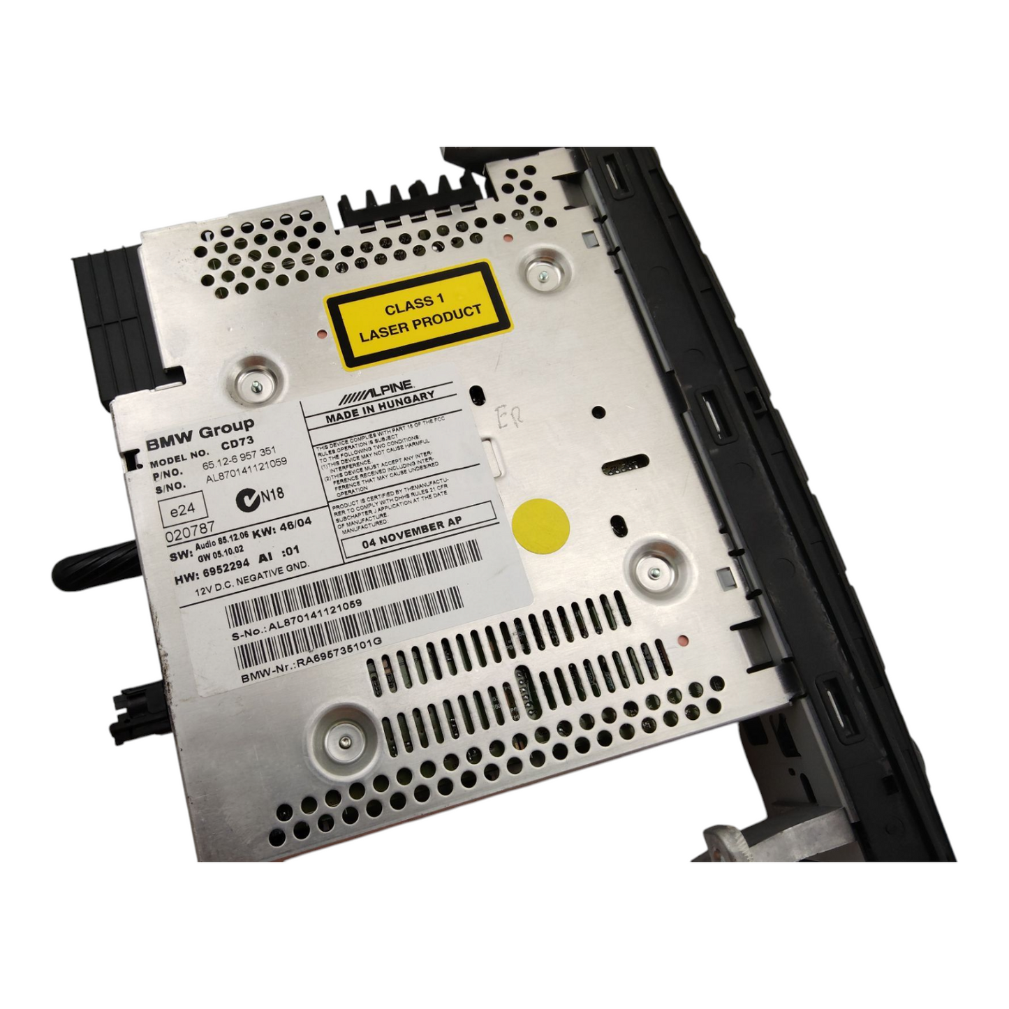 Unità Autoradio BMW SERIE 1 E87 E81/SERIE 3 E90 E91 Benzina Diesel