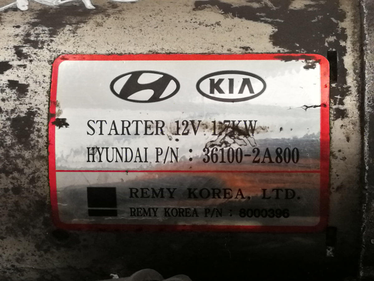 Motorino Avviamento HYUNDAI IX35/I40 1.7 Diesel 85/100 Kw