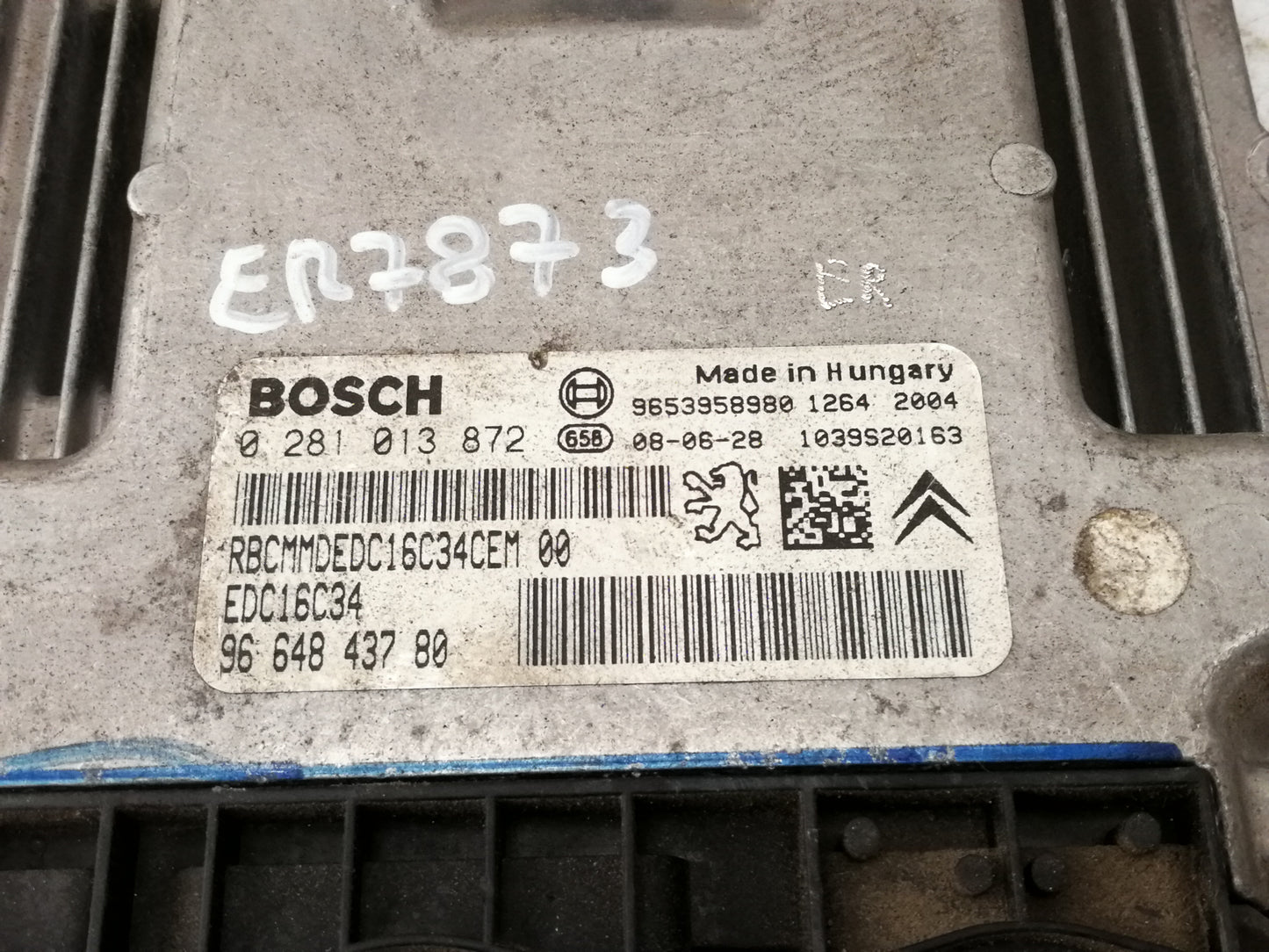 Centralina Iniezione CITROEN C4 PICASSO 1 Serie 1.6 Diesel