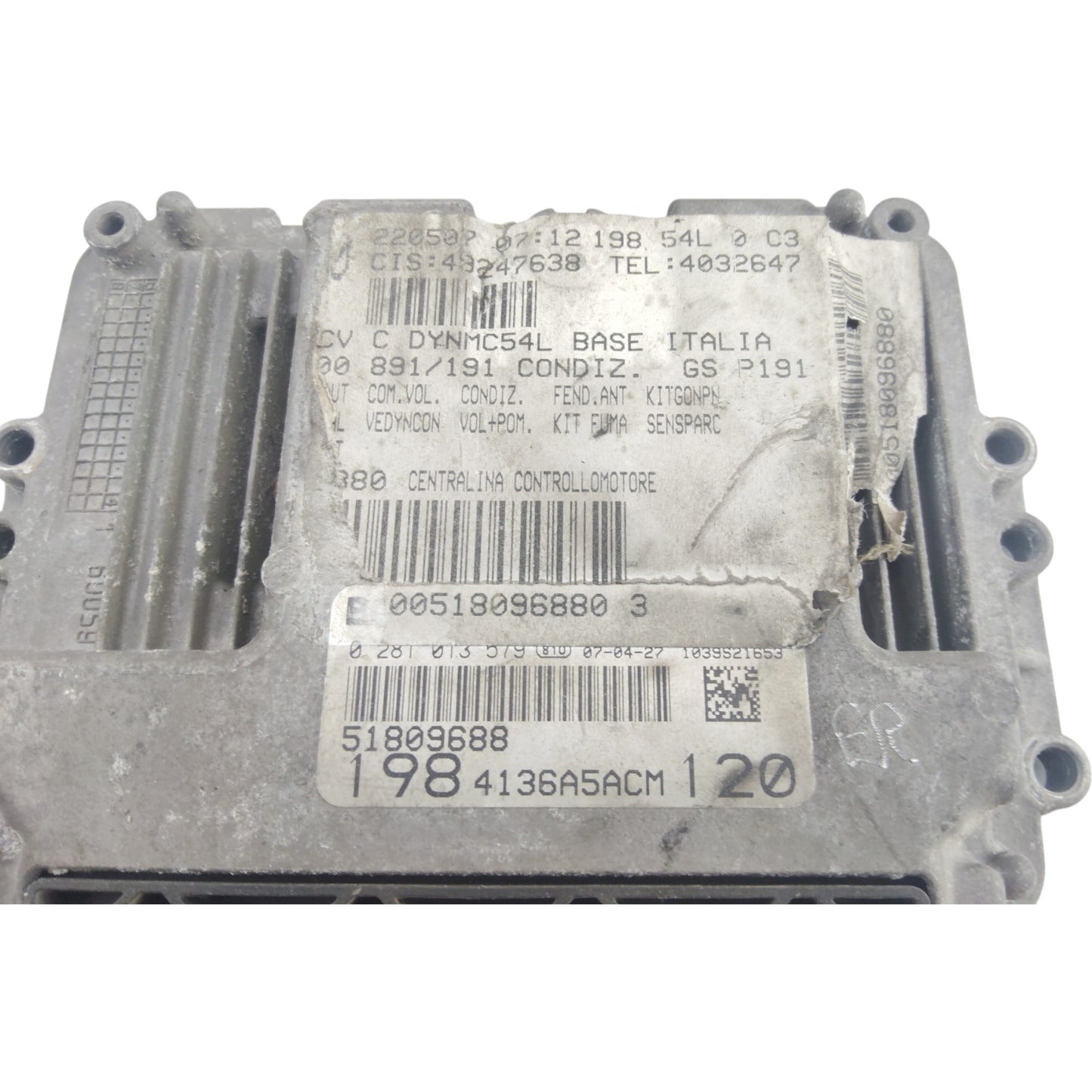 Centralina Iniezione FIAT BRAVO 2 Serie 1.9 JTD Motore 192A8000