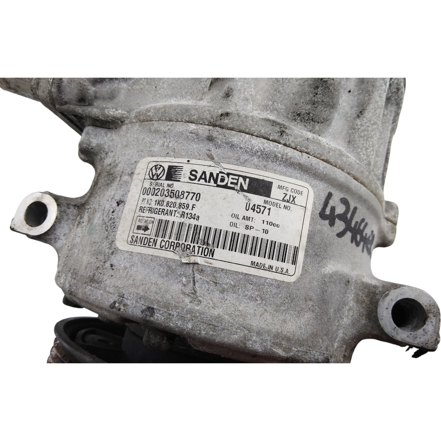 Compressore Aria Condizionata Ac VOLKSWAGEN GOLF 5 Serie 1.9 TDi