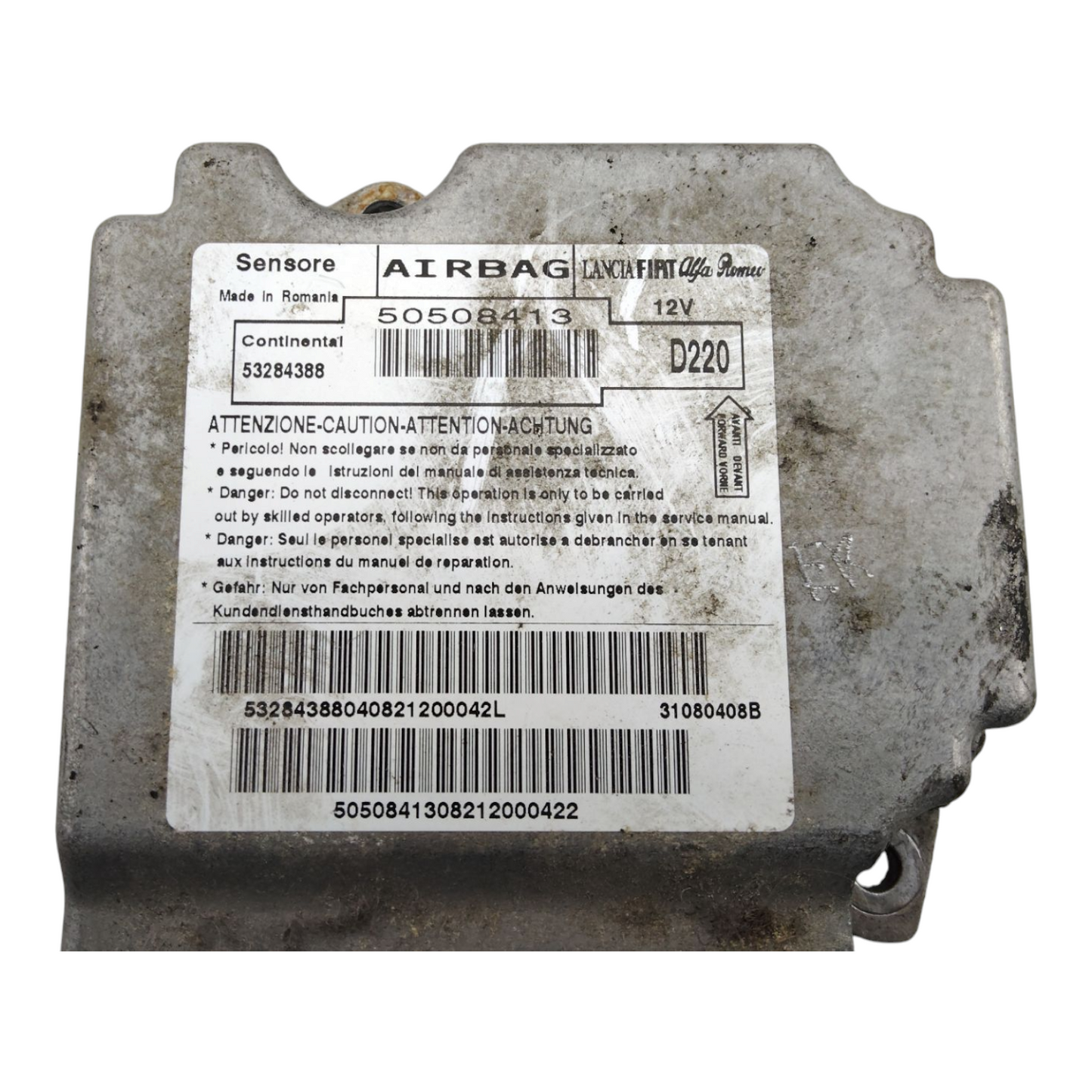 Centralina Airbag ALFA ROMEO MITO Diesel Benzina Gpl