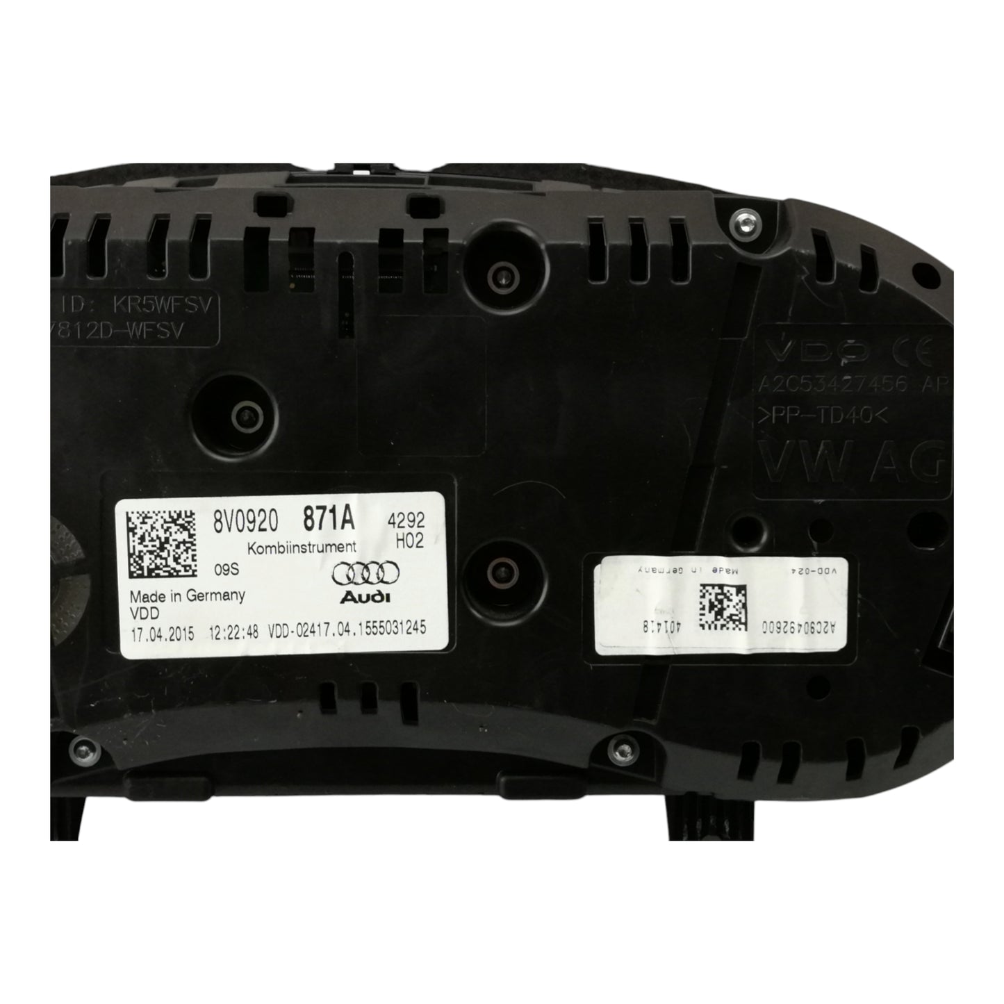 Quadro Strumenti AUDI A3 8VA 8V1 8VS 1.6 2.0 Diesel