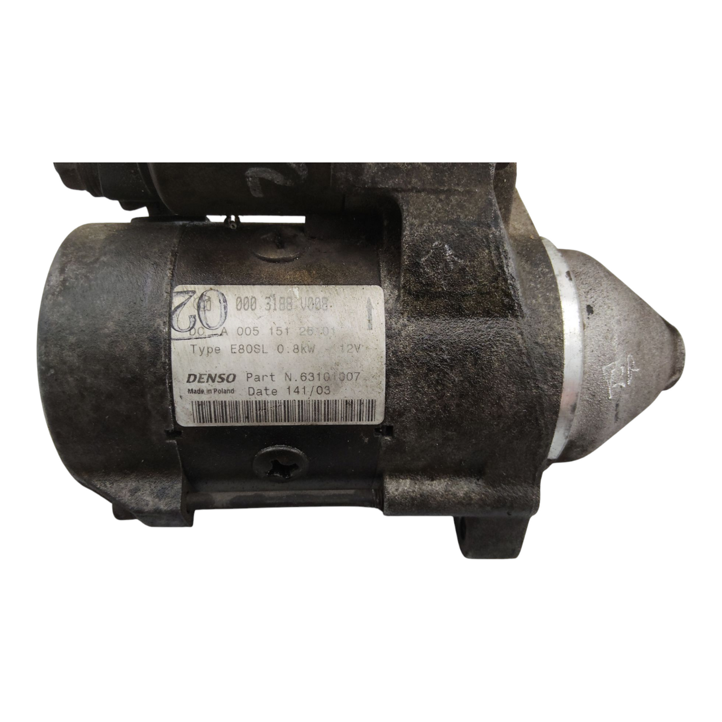 Motorino Avviamento SMART CABRIO 450/CROSSBLADE/ROADSTER 452 Benzina