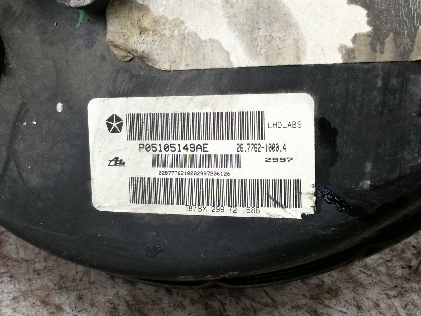 Servofreno Pompa Freno DODGE CALIBER Benzina Diesel