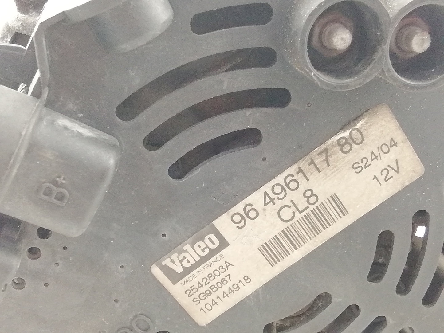 Alternatore CITROEN C2 / C3 1 / PLURIEL 1.1 1.4 1.6 BENZINA GPL