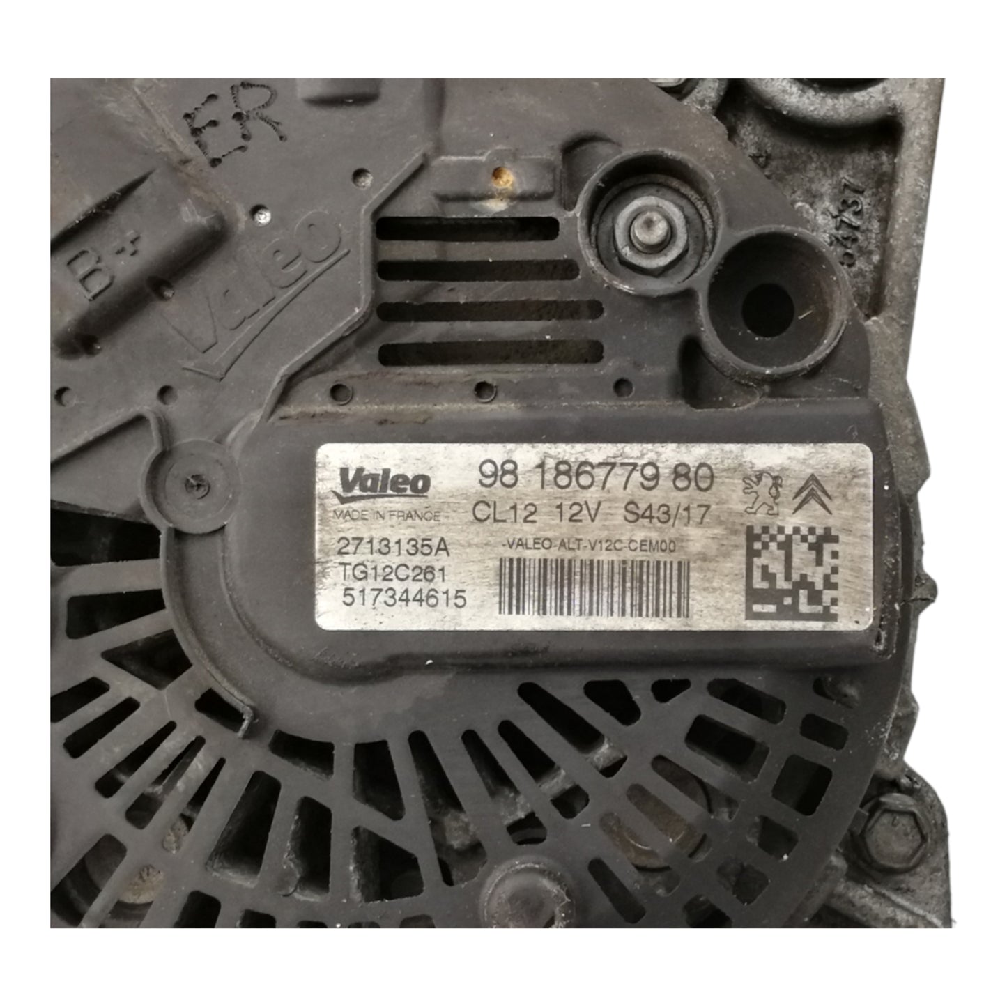 Alternatore PEUGEOT 208 1 Serie/2008 1 Serie/3008 1 Serie Benzina