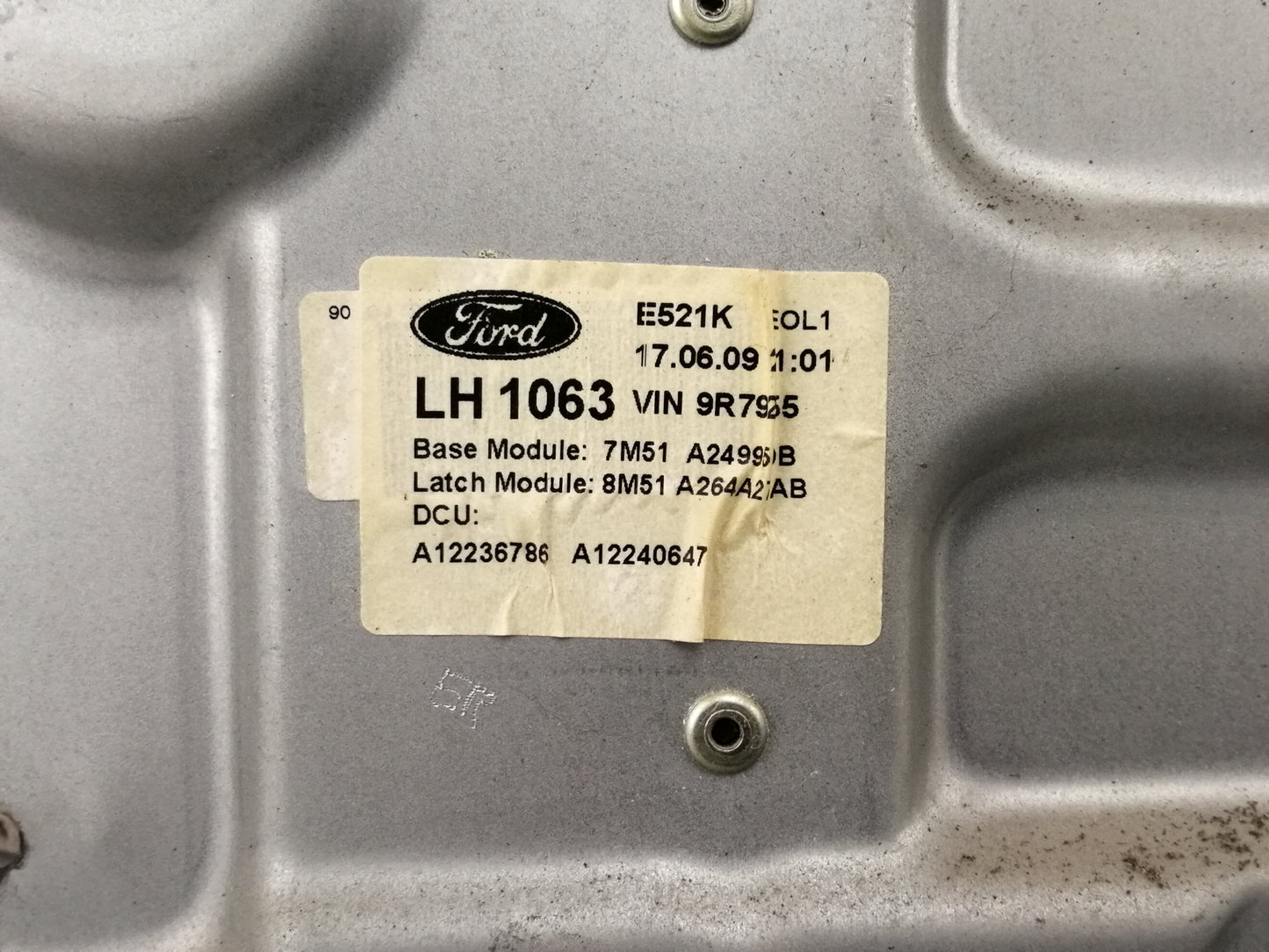 Alzacristallo Alzavetro Posteriore Sinistro FORD FOCUS 3 Serie/KUGA 1