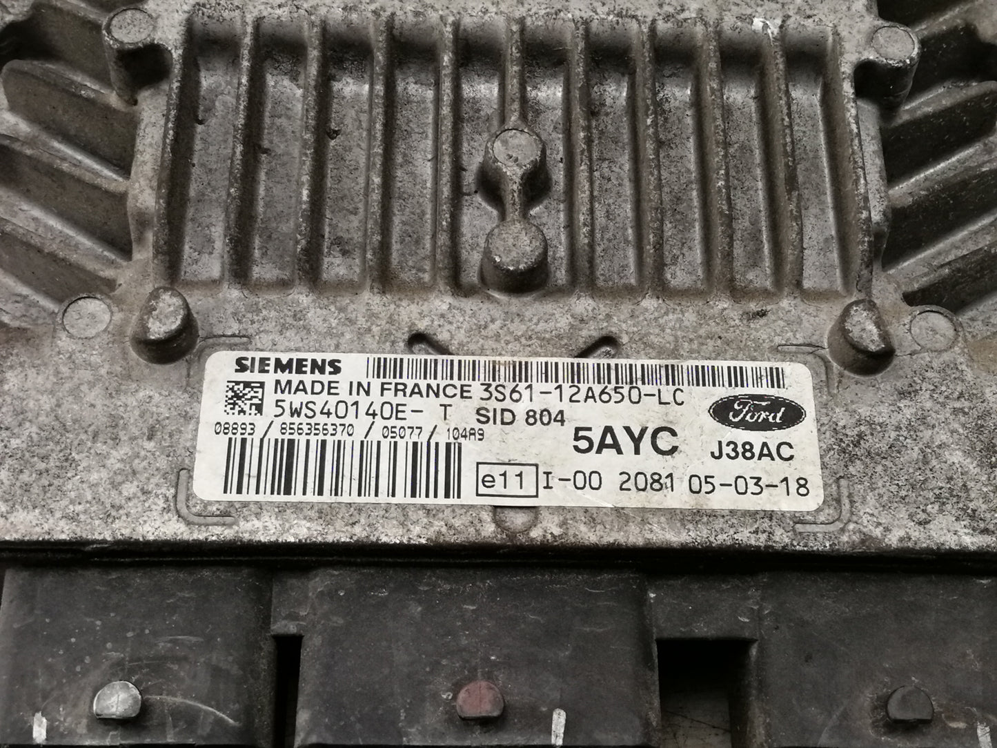 Centralina Iniezione FORD FIESTA 5 Serie/FUSION 1.4 Diesel