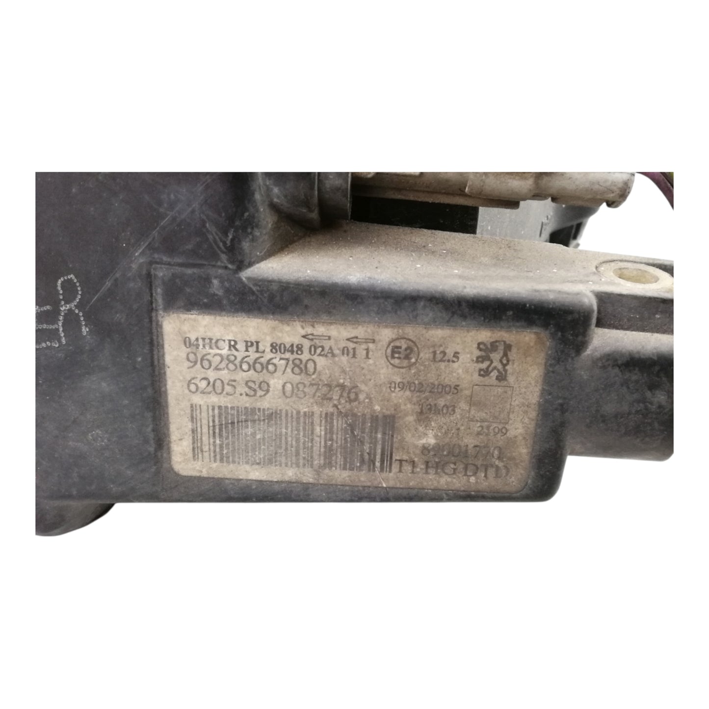 Faro Proiettore Anteriore Destro PEUGEOT 206 Berlina SW