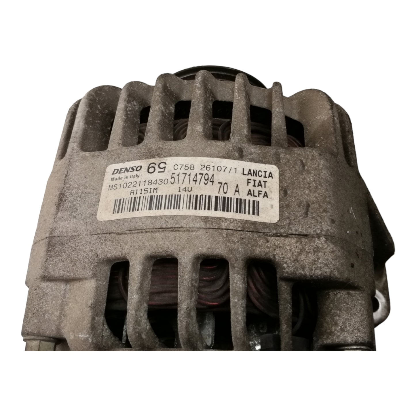 Alternatore FIAT PUNTO 2 Serie/PANDA 2 Serie/GRANDE PUNTO Benzina GPL