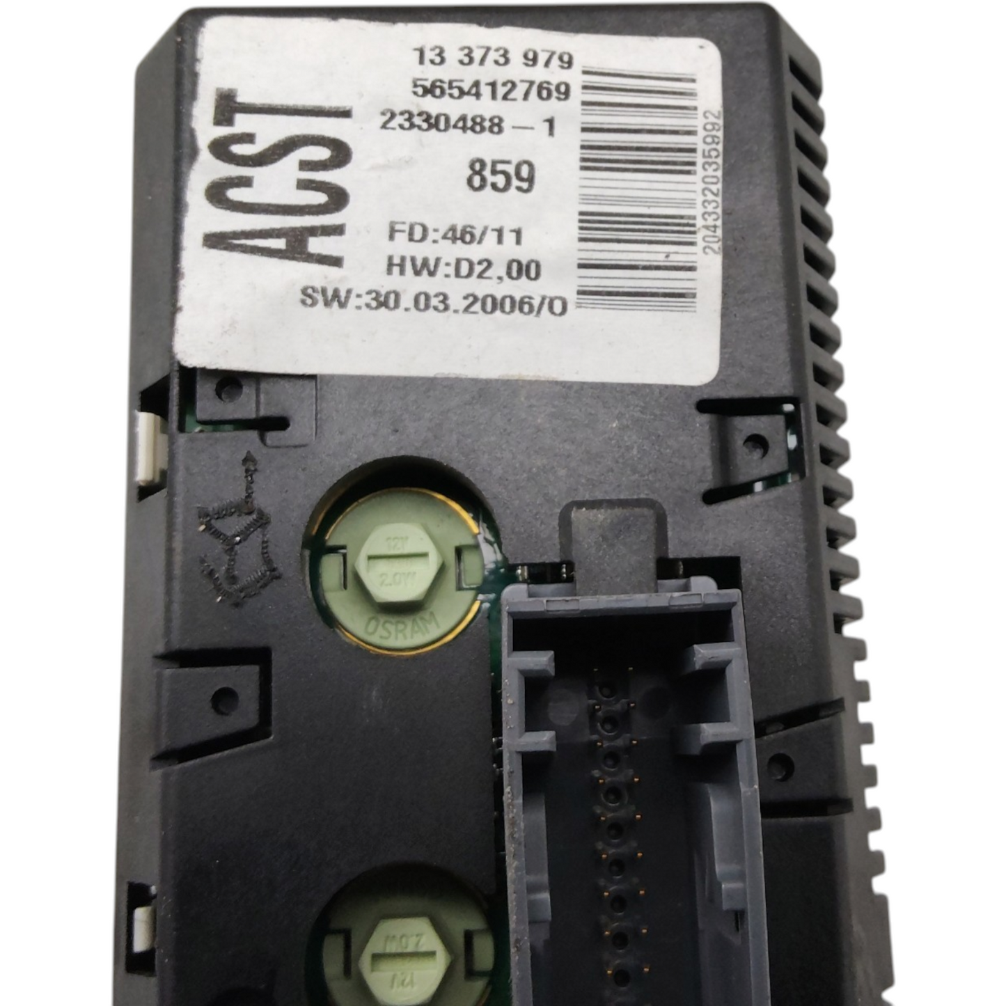 Display Check Control OPEL CORSA D