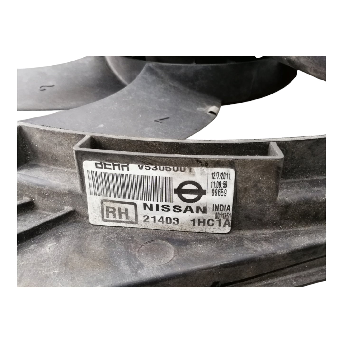 Elettroventola Ventola Radiatore NISSAN MICRA 4 1.2 Benzina MOTORE HR12DE