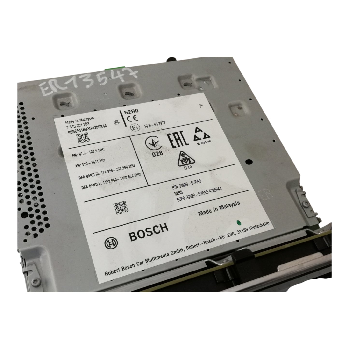 Unità Autoradio SUZUKI IGNIS 3 Serie 1.2