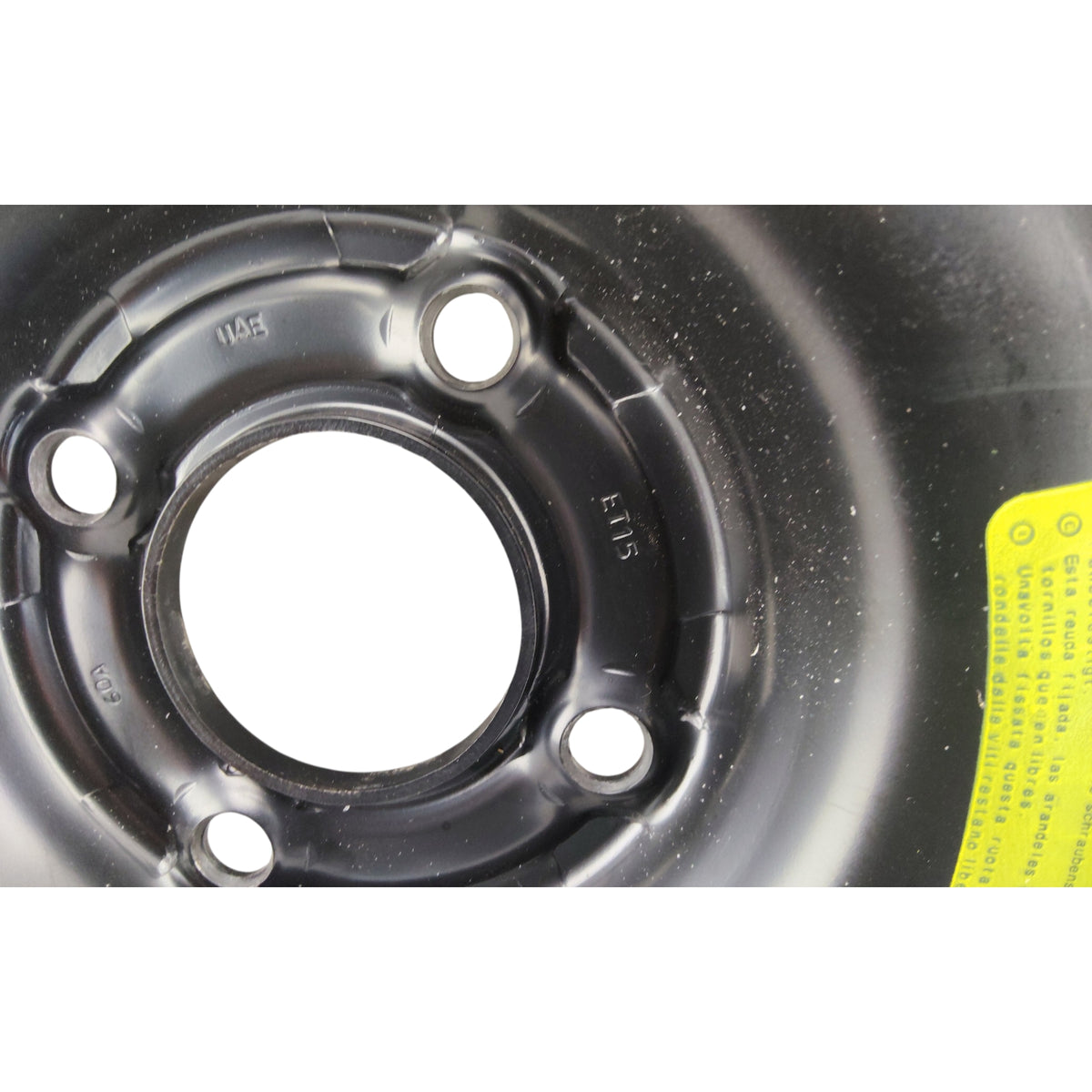 Cerchio Ruotino Di Scorta CITROEN C3 2 Serie Raggio 15 ET15