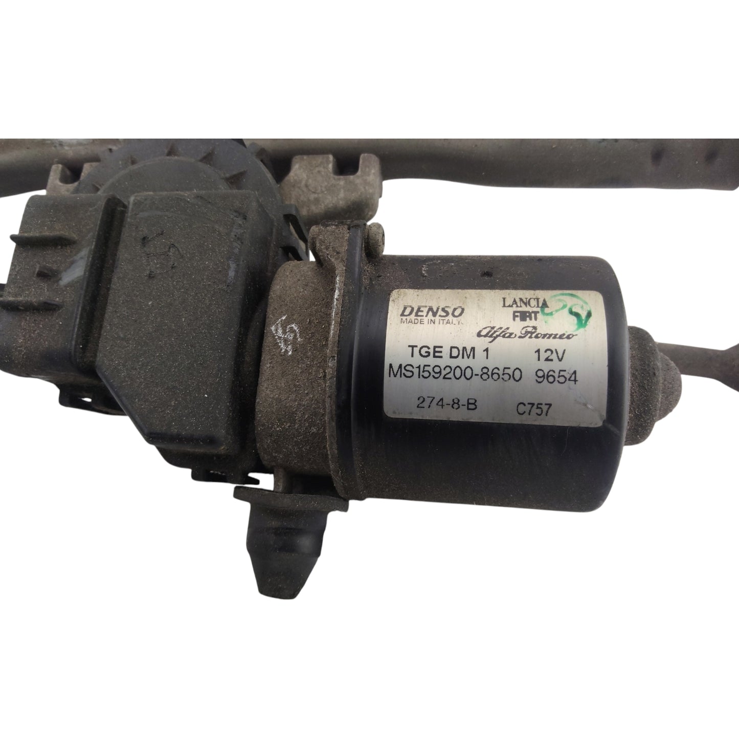 Meccanismo Tandem Tergicristallo FIAT 500 2 Serie Berlina Cabrio