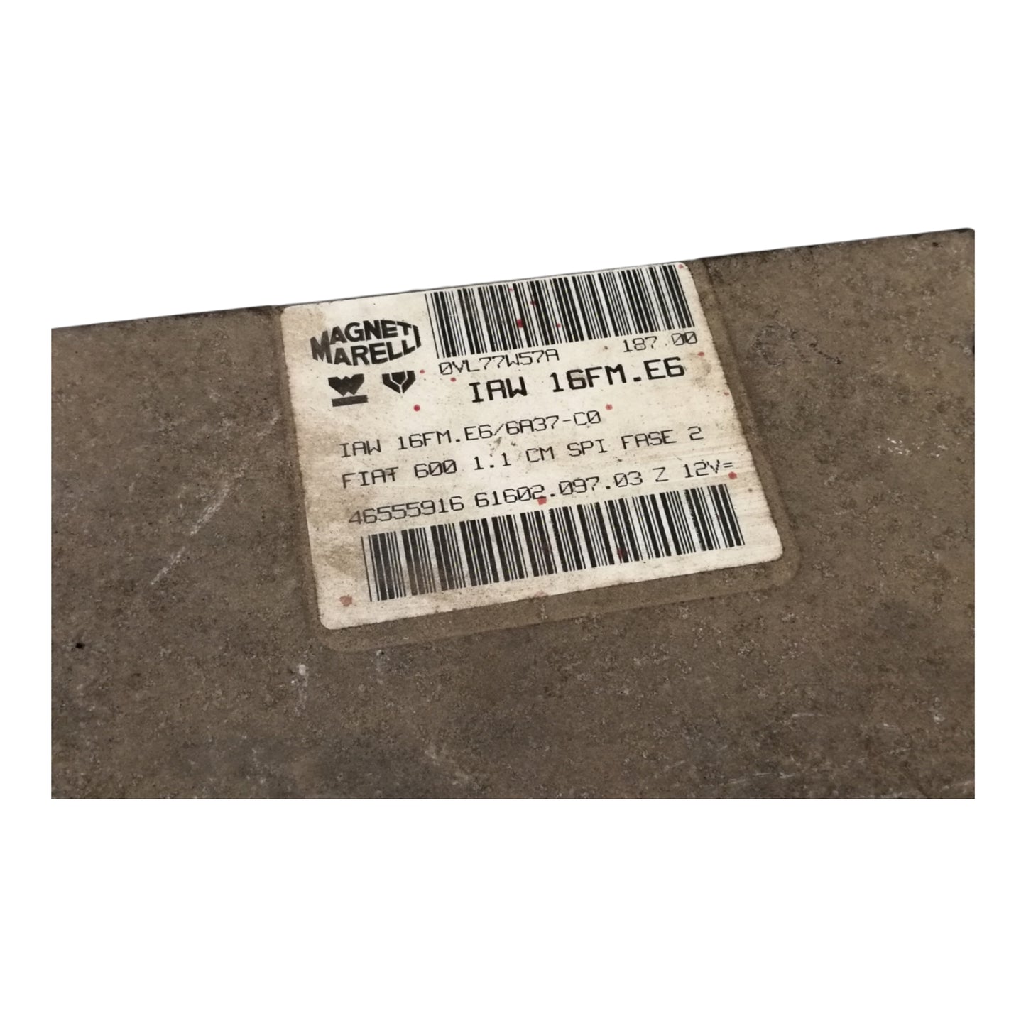 Centralina Iniezione FIAT SEICENTO 1.1 Benzina Motore 176B2000