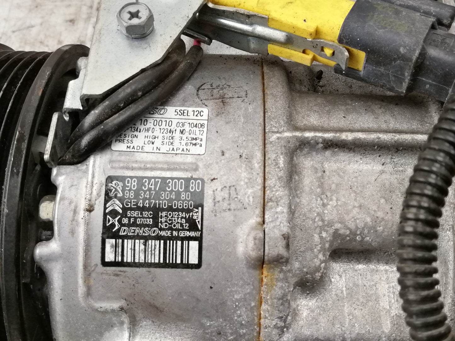 Compressore Aria Condizionata Ac PEUGEOT 2008 1 2 Serie Benzina Diesel