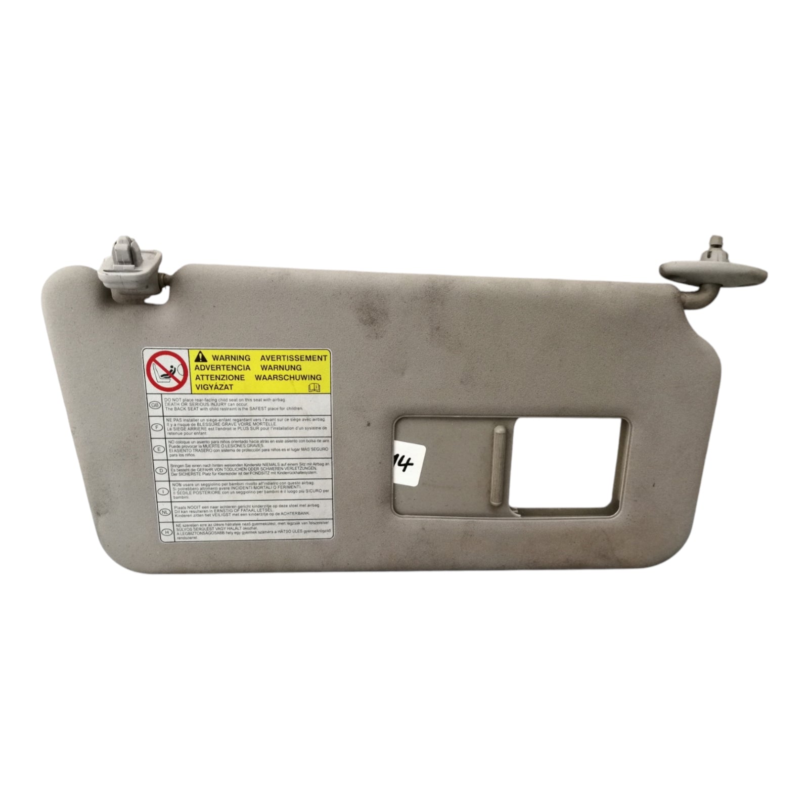 Parasole Auto Con Specchio Sostitutivo Per Hyundai Sonata 2006-2008 (Lato Guida O Passeggero) – Blocco UV, Ricambio Originale 852013K010QD - 4