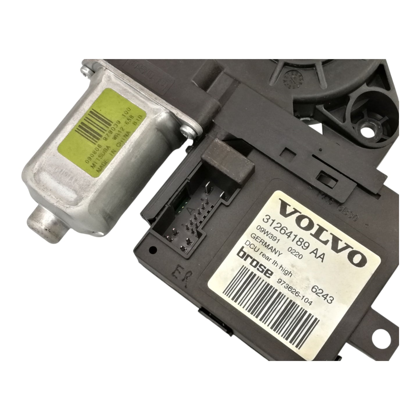 Motorino Alzacristallo Porta Posteriore Sinistro VOLVO V50/S40 2 Serie