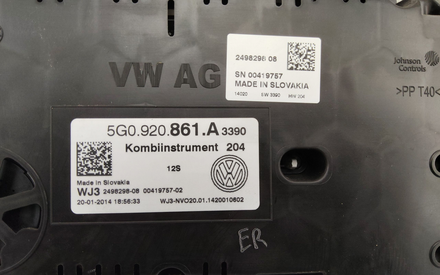Quadro Strumenti VOLKSWAGEN GOLF 7 Serie Berlina SW Diesel