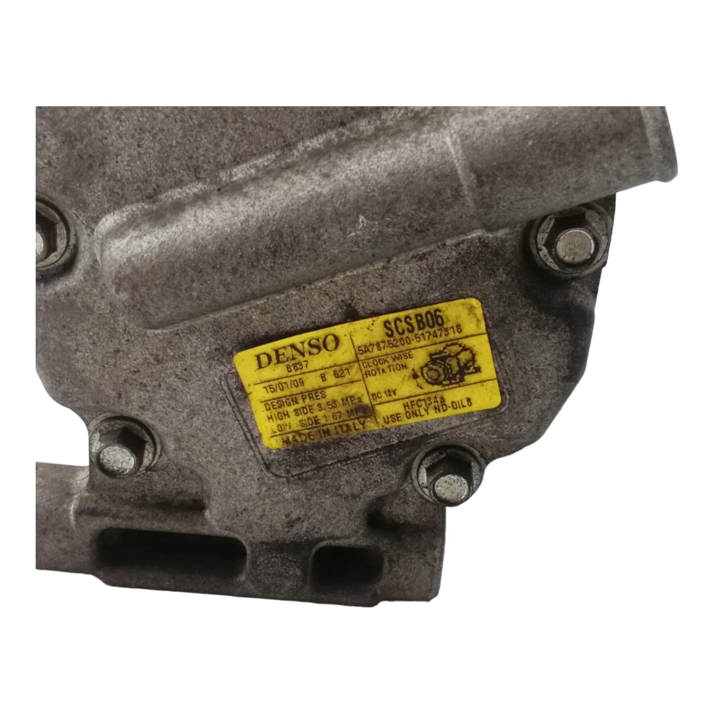 Compressore Aria Condizionata Ac FIAT PANDA 2 Serie/PUNTO 2 Serie Benzina