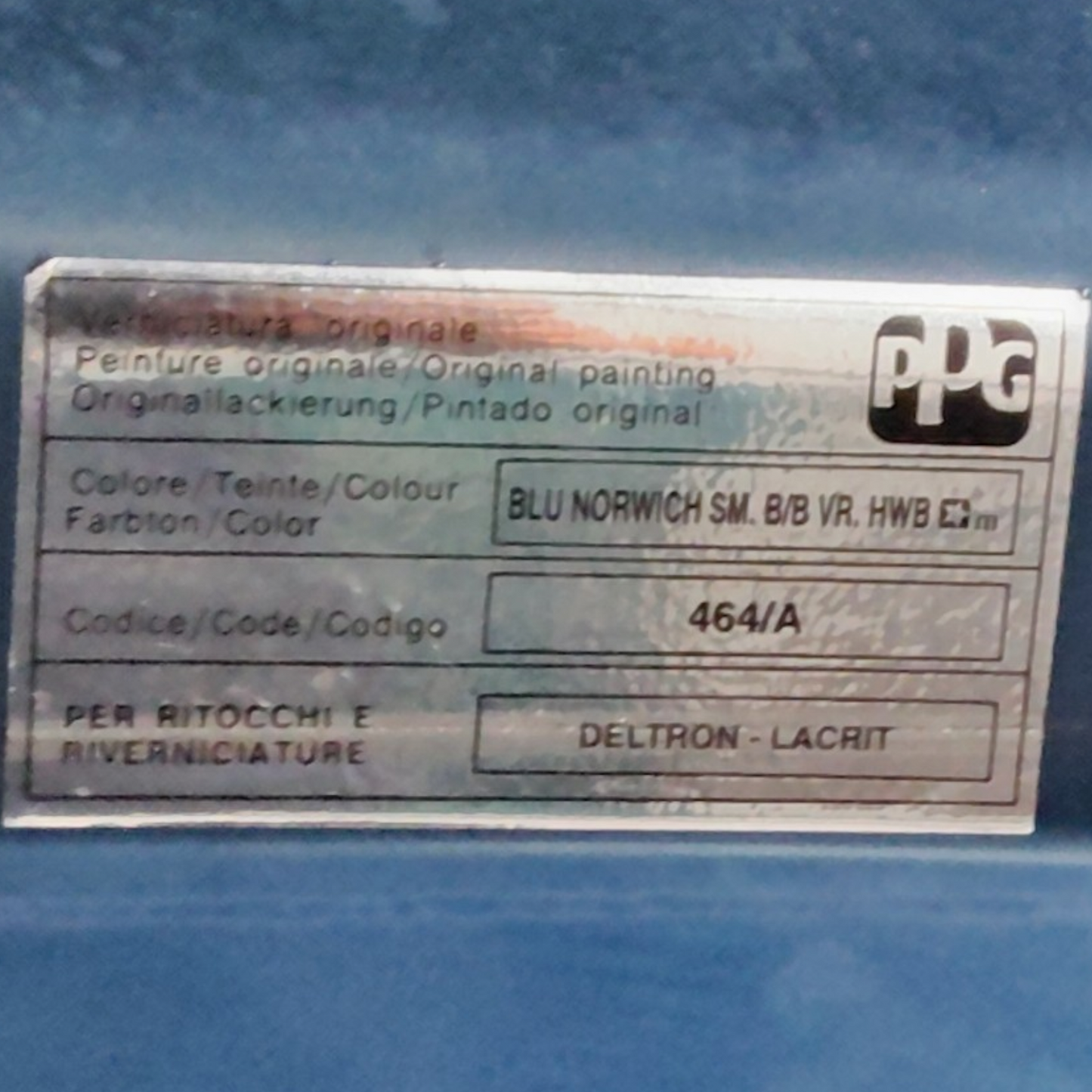 Portello Portellone Posteriore LANCIA Y YPSILON 840 3 Porte