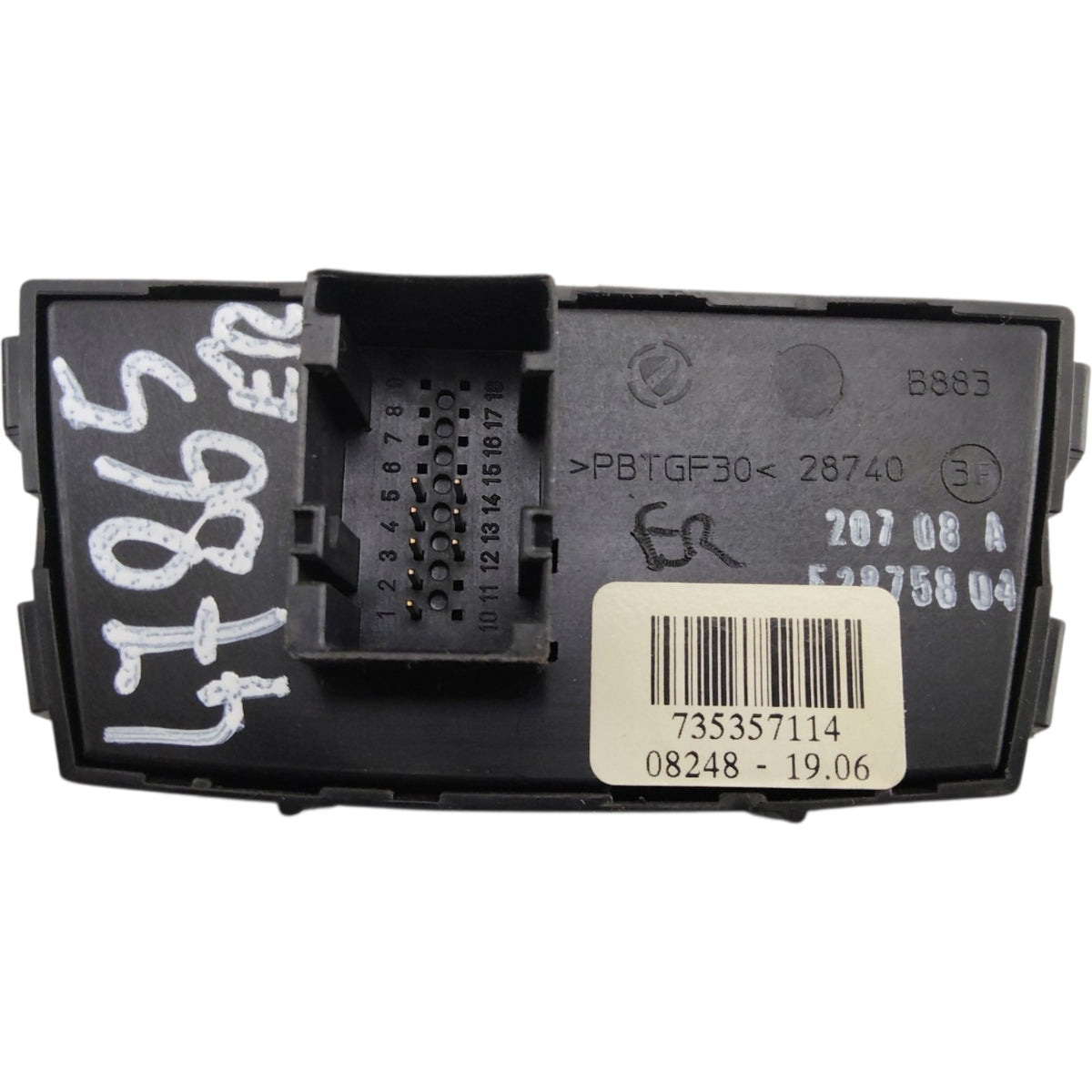 Pulsantiera Multifunzione Centrale FIAT PANDA 2 Serie 169
