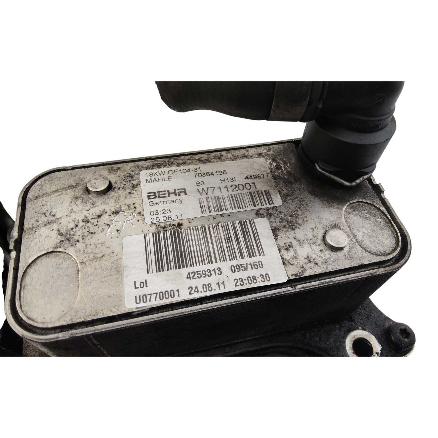Scambiatore Calore Olio MERCEDES CLASSE B W246 1.8 CDi Motore 651901