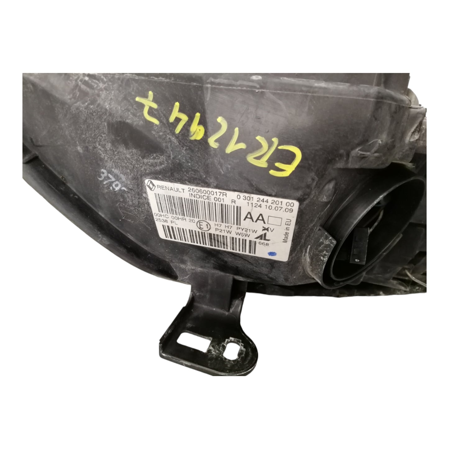 Faro Proiettore Anteriore Sinistro RENAULT MÉGANE 3 Serie