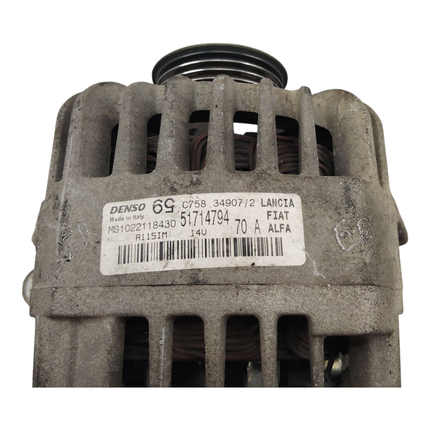 Alternatore FIAT PANDA 2 Serie/500 2 Serie/IDEA/BRAVO 2 Serie Benzina GPL