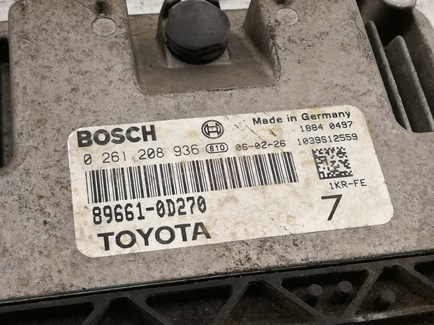 Centralina Iniezione TOYOTA YARIS II 1.0 Motore 1KR FE