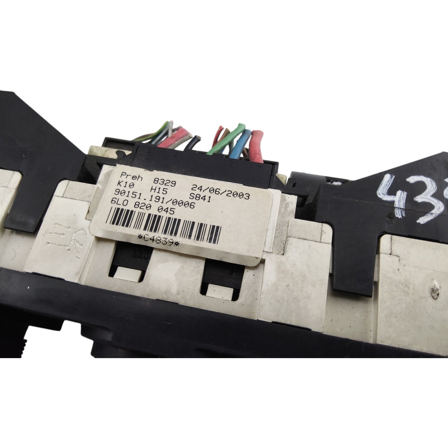 Modulo Comando Clima SEAT IBIZA 4 Serie 6L1 Benzina Diesel