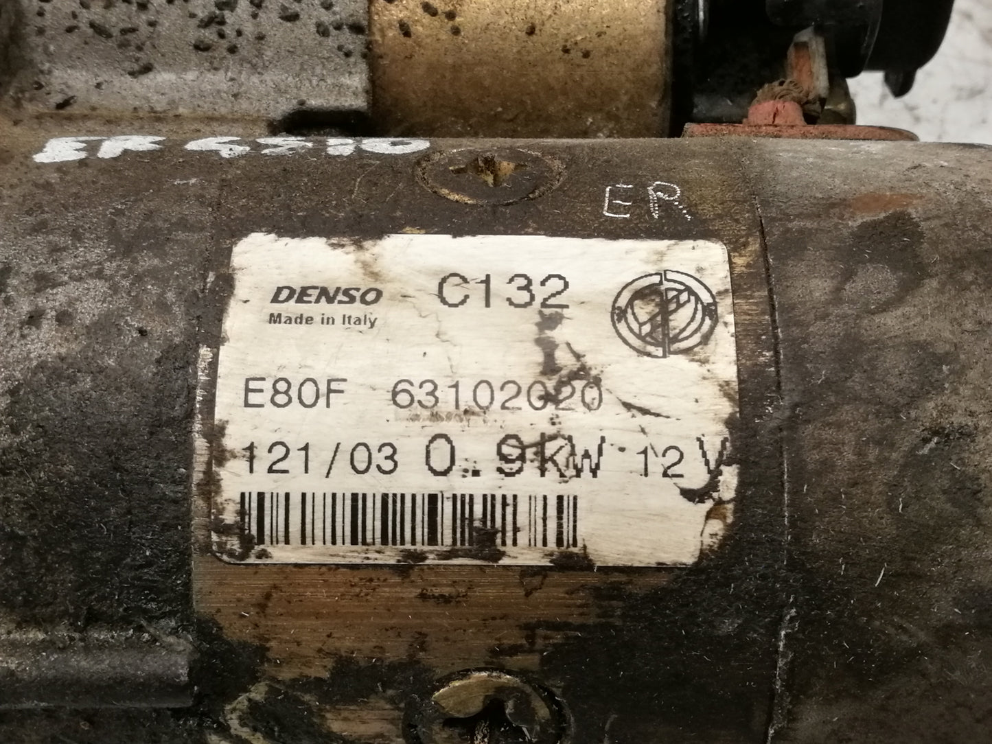 Motorino Avviamento FIAT PUNTO 2 Serie/BRAVA/BRAVO 1/MAREA 1.2 Benzina