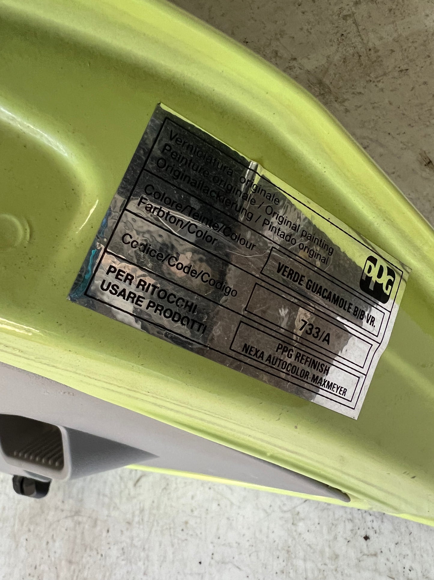 Portello Portellone Posteriore FIAT PANDA 2 Serie