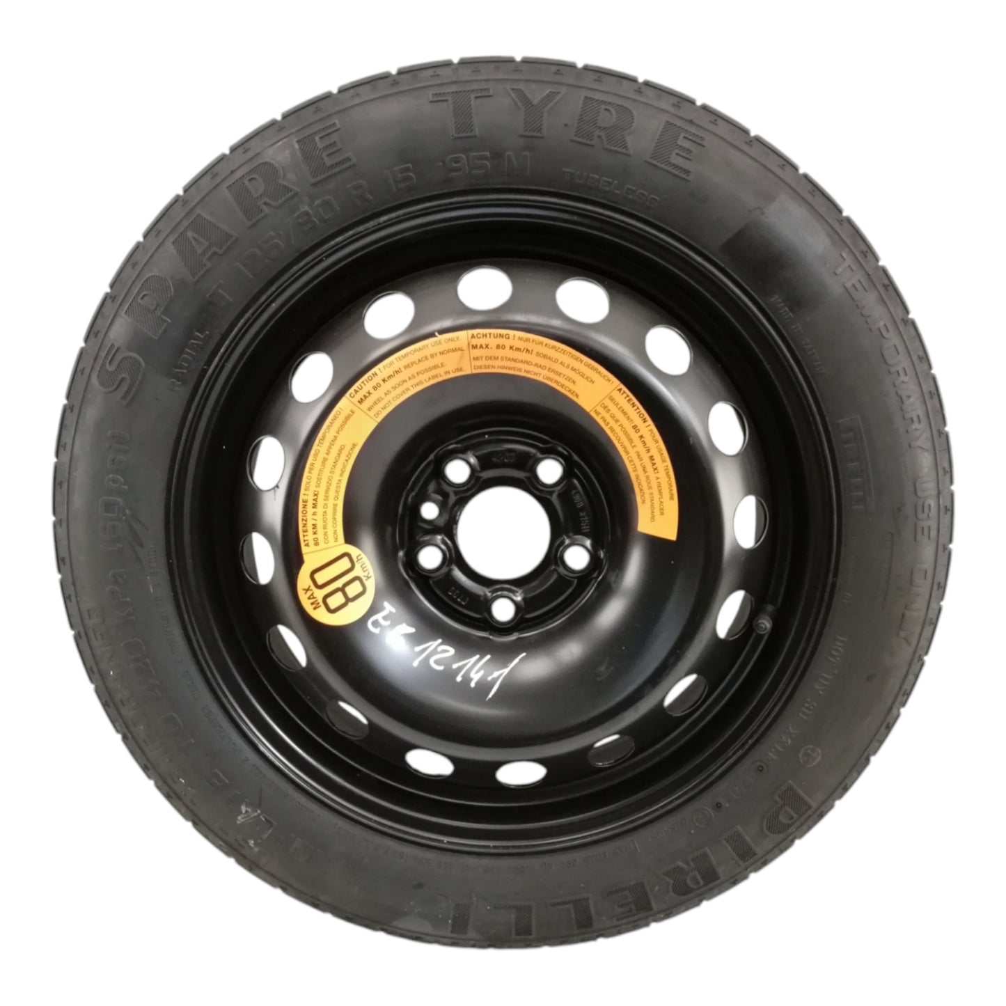 Cerchio Ruota Scorta Posteriore ALFA ROMEO 147 2 Serie Raggio 15 ET35 5 FORI